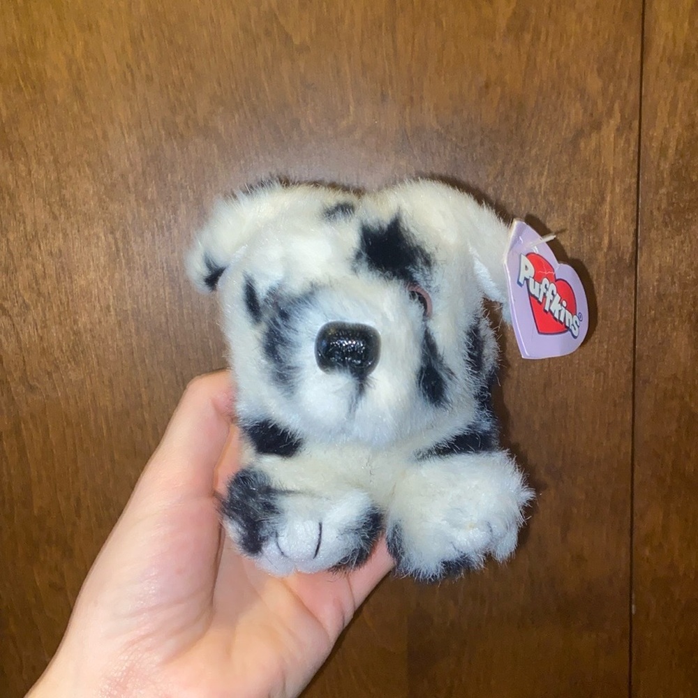 Y2K Cinder the Dalmatian Puffkin stuffed animal